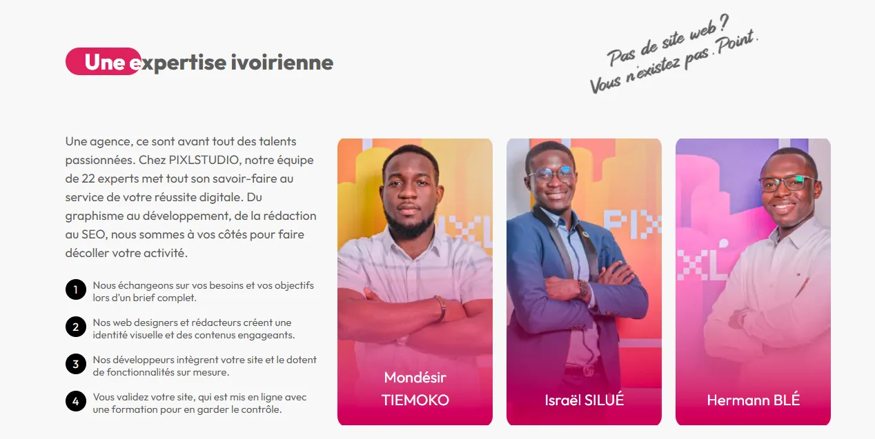 création de site abidjan